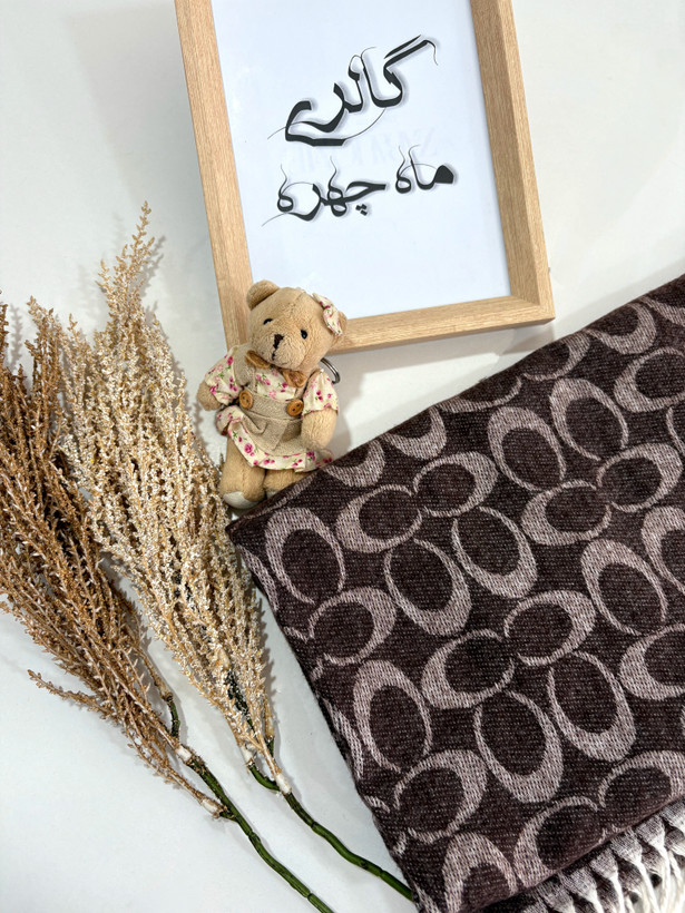 شال پاییزه وارداتی دورو طرح کوچ