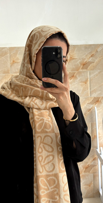شال پاییزه وارداتی دورو طرح پروانه