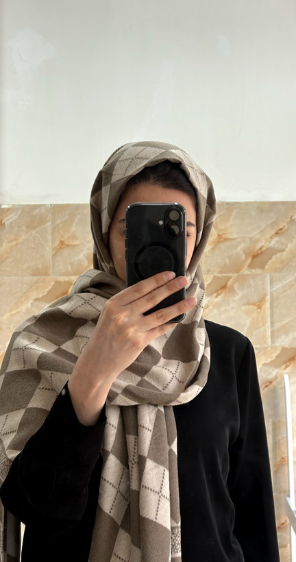 شال پاییزه وارداتی اسکاچی طرح لوزی